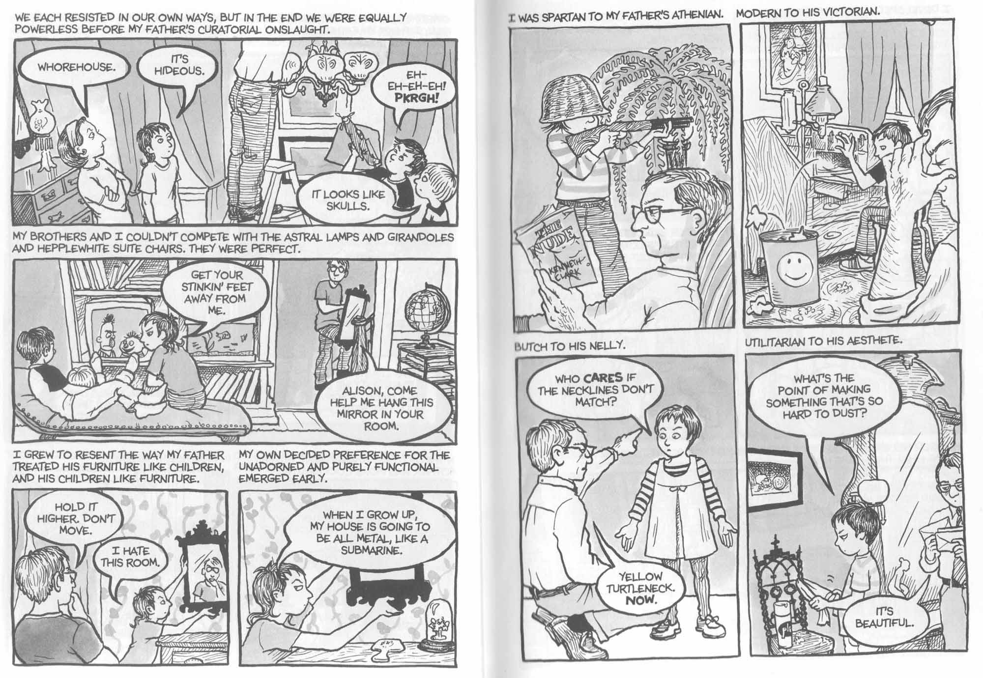 Fun Home Sparknotes Fun Home: Technically Speaking on the first 86 pages | The Hooded ...